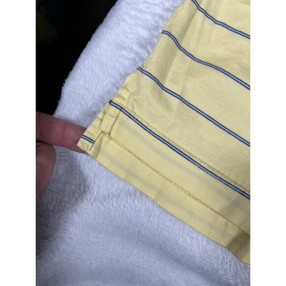 Greg Norman Shirt Men"s Yellow Striped Active Play Dry Golf Polo size XL - Picture 5 of 8